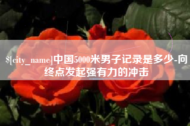 安庆中国5000米男子记录是多少-向终点发起强有力的冲击