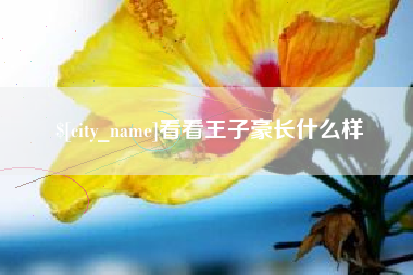 安庆看看王子豪长什么样
