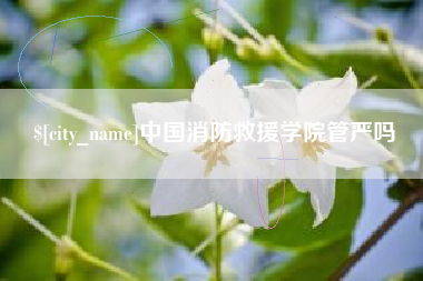 安庆中国消防救援学院管严吗