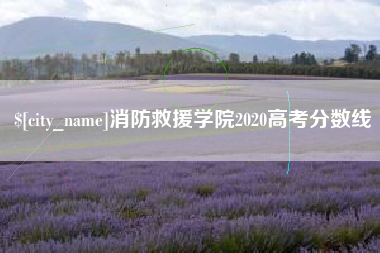 安庆消防救援学院2020高考分数线