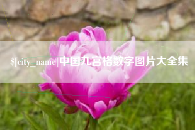 安庆中国九宫格数字图片大全集