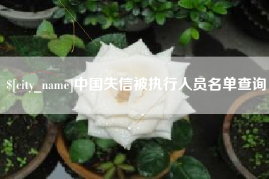安庆中国失信被执行人员名单查询