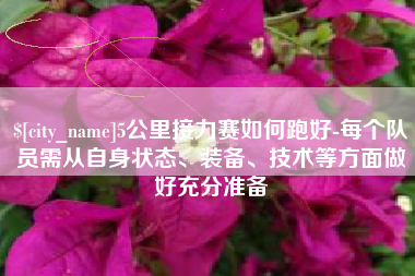 安庆5公里接力赛如何跑好-每个队员需从自身状态、装备、技术等方面做好充分准备