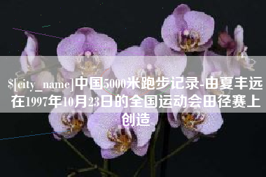 安庆中国5000米跑步记录-由夏丰远在1997年10月23日的全国运动会田径赛上创造