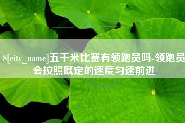 安庆五千米比赛有领跑员吗-领跑员会按照既定的速度匀速前进