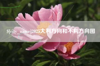 安庆2025大利方向和不利方向图