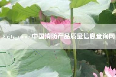 安庆中国消防产品质量信息查询网