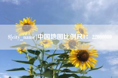 安庆中国地图比例尺1：22000000
