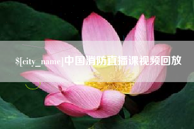 安庆中国消防直播课视频回放