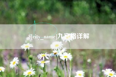 安庆九宫格详解