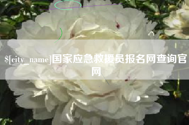 安庆国家应急救援员报名网查询官网
