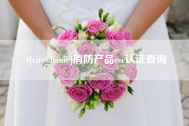 安庆消防产品ccc认证查询