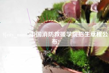 安庆中国消防救援学院招生章程公布!